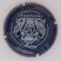 Marque : MASSING Louis N° Lambert : 9 Couleur : Bleu et blanc Description : Nom de la marque et armoiries  Emplacement : 