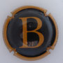 Marque : BAROVILLE N° Lambert : 3 Couleur : Noir et marron clair Description : Lettre "B" - nom de la marque sur le pourtour Emplacement :
