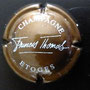 Marque : THOMAS Francis N° Lambert : 15 Couleur : Marron et blanc Description : Signature  Emplacement : 