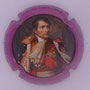 Marque : DEMIERE Patrick N° Lambert : NR5 Couleur : polychrome, contour violet Description : Napoleon - Nom de la marque  Emplacement : 