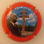 Marque : MIGNON Pierre N° Lambert : 165c Couleur : Polychrome, Contour rouge Description : Charles de Gaulle et le la croix de Lorraine- nom de la marque Emplacement : 