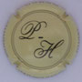 Marque : PERTUISOT - HATON N° Lambert : 2 Couleur : Crème et noir Description : Initiales et nom de la marque Emplacement : 