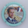 Marque : MIGNON Pierre N° Lambert : 73c Couleur : Contour bleu ciel Description : Nicolas Sarkozy  - nom de la marque  Emplacement : 