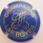 Marque : BOYER L&F N∞ Lambert : 1 Couleur : Bleu et or Description : Lettres LFB stylisÈes  Emplacement : 016-02-03