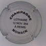 Marque : NOWACK N° Lambert : 53h verso Couleur : Polychrome, contour vert Description : Lothaire - nom de la marque  Emplacement :