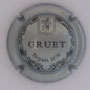 Marque : GRUET N° Lambert : 7 Couleur : Argent et Bleu - écriture noire Description : Blason  Emplacement : 