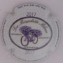 Marque : STRAUSS-GEORGETOWN N° Lambert : NR Couleur : Fond blanc, violet Description : Bycyclette bleue - nom de la marque Emplacement : 