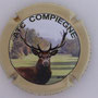 Marque : LEBRUN Paul N° Lambert : 56 Couleur : Polychrome, contour crème Description : Cerf - nom de la marque Emplacement : 