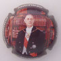 Marque : MARTIN Alain N° Lambert : 9a Couleur : Contour marron, polychrome Description : Général De Gaulle président - nom de la marque  Emplacement : 