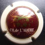 Marque : AUCHE (Charles de) N° Lambert : 6 Couleur : Bordeauxor et blanc Description : Oiseau tenant un rameau de vigne  Emplacement : 