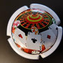 Marque : CLEMENT Gérard N° Lambert : 835 Couleur : Polychrome Description : Roulette et poker  Emplacement : 