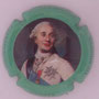 Marque : BRISFER (Comte de) N° Lambert : 6-2 Couleur : Contour vert. Dessin polychrome Description : Louis XV - Nom de la marque  Emplacement : 