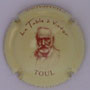 Marque : CHAPUT Jacques N° Lambert : 22a Couleur : Jaune crème et bordeaux  Description : Restaurant La table à Victor - nom de la marque Emplacement : 