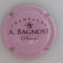 Marque : BAGNOST Arnaud N° Lambert : 19 Couleur : Rose et noir Description : Initiales stylisées   Emplacement : 