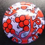 Marque : GENERIQUE  N° Lambert : 892d Couleur : Rouge et vert  Description : Le street art - Vigne et   raisins  Ref perso :