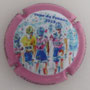 Marque : DAVID - HEUCQ Henri N° Lambert : 104 Couleur : Polychrome, contour rose Description : Cyclistes - TDF 2019 6 juillet départ de Bruxelles - Nom de la marque Emplacement : 