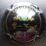 Marque : THIENOT Alain N° Lambert : 5 Couleur : Noir et or. Grand écusson Description : Signature sous armoiries couronnées  Emplacement : 