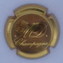 Marque : DERWIN Michel N° Lambert : 1 Couleur : Or et marron Description : Initiales - nom de la marque Emplacement : 