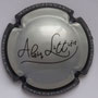 Marque :  LITTIERE Alain N° Lambert : 9c Couleur : Contour noir , fond argent Description : Signature   Ref perso :