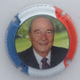 Marque : LHUILLIER Philippe N° Lambert : 25v Couleur : Contour bleu, blanc, rouge Description : Jacques Chirac - nom de la marque Emplacement : 