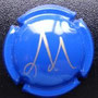 Marque :   MEA Guy N° Lambert : 9 Couleur :  Bleu et Or Description : Lettre M dorée et nom du producteur sur le contour  Emplacement : 