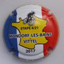 Marque : CLERGEOT Daniel N° Lambert : NR Couleur : Fond marron Description : Tour de France 2017 - Mondorf les bains - Vittel - nom de la marque  Ref perso :