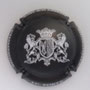 Marque : PORTE Jean-Claude N° Lambert : 1 Couleur : Noir mat et blanc Description : Initiales dans blason soutenupar deux lions - nom de la marque Emplacement : 