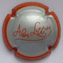 Marque :  LITTIERE Alain N° Lambert : 9a Couleur : Contour rouge , fond argent Description : Signature   Ref perso :