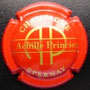 Marque :  PRINCIER Achille N° Lambert : 13 Couleur :  Rouge et or Description : Initiales et nom de la marque  Emplacement : 