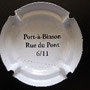 Marque : ROBINET - MARSAULT N° Lambert : 8-6 verso Couleur : Fond bistre Description : Port à Binson - rue du pont  Emplacement : 