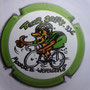 Marque : LOURDEAUX (château) N° Lambert : 32b Couleur : Blanc, contour vert Description : Tour de France 2014 - Maillot vert -  nom de la marque  Emplacement : 