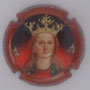 Marque : LEMAIRE Dominique N° Lambert : 23e Couleur : Contour rouge Description : Sainte Clotilde épouse de Clovis Ier  Emplacement : 
