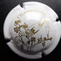 Marque : AUTREAU N° Lambert : 1 Couleur : Blanc Description : Cep de vigne portant une bouteille de champagne et une coupe  Emplacement : 