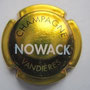 Marque : NOWACK N° Lambert : 1 Couleur : Or, noir et blanc Description : Inscription NOWACK en blanc  Emplacement : 