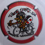 Marque : LOURDEAUX (château) N° Lambert : 32c Couleur : Blanc, contour rouge Description : Tour de France 2014 - Maillot à pois  -  nom de la marque  Emplacement : 