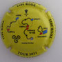 Marque : SAVRY Didier N° Lambert : 51 Couleur : Fond jaune Description : TDF 2021 - 3 étapes bretonnes - nom de la marque  Emplacement : 
