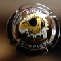 Marque : BOUZY N° Lambert : 7 Couleur : Noir, inscription blanche† Description : Coq dorÈ debout   Emplacement : 