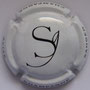 Marque : SANGER N° Lambert : 30 Couleur : Blanc et noir Description : Lettre S stylisée  Emplacement : 