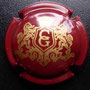 Marque : CHEVAllier - Rigot N∞ Lambert : 2 Couleur : Bordeaux et or Description : Initiales CG  Emplacement : 