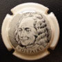 Marque : GENERIQUE  N° Lambert : 716cd Couleur : Crème, dessin gris Description : Voltaire  Ref perso : 