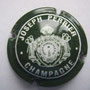 Marque : PERRIER Joseph N° Lambert : 58 Couleur : Vert foncé et blanc Description : Etoile filante et nom de la marque dans cartouche rond  Emplacement : 088-01-04