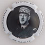 Marque : GENERIQUE N° Lambert : 993c Couleur : Noir et blanc, contour blanc Description : Général de Gaulle - La France libérée - nom de la marque    Emplacement : 