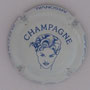 Marque : ARLETTE (la fée d’) N° Lambert : 7a Couleur : Blanc et bleu Description : Tête de femme  Ref perso :