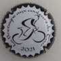 Marque : POILVERT-JACQUES N° Lambert : 6c Couleur : Fond blanc, contour noir Description : TDF 2021 la Bretagne aux couleurs du Tour - cycliste - nom de la marque Emplacement :