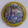 Marque :  MIGUEL Roger  N° Lambert : 20a Couleur : Polychrome, contour jaune Description : Enfants Emplacement : 