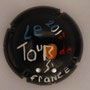 Marque : SV - CAPSULES N° Lambert : NR12 Couleur : Fond noir avec strass.  Description : Tour de France 2017  Emplacement : 
