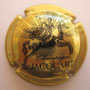 Marque : JACQUART N° Lambert : 2 Couleur : Or et noir Description : Cavalier sur cheval ailé  Emplacement : 064-03-02