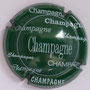 Marque : GENERIQUE  N° Lambert : 590b Couleur : Vert foncé avec cercle Description : Inscriptions multiples "Champagne"  Ref perso : 