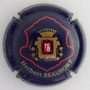 Marque : BEAUFORT Herbert N° Lambert : 32 Couleur : Fond bleu foncé  Description : Initiales HB dans un blason Couronné - nom de la marque  Emplacement : 