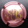 Marque : BAGNOST Arnaud N° Lambert : 11 Couleur : Rosé et or Description : Initiales stylisées  Emplacement : 